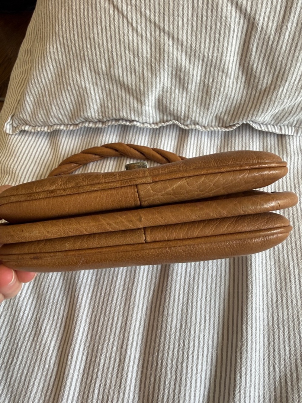 Brown Leather Hand Bag - Picture 7 of 7